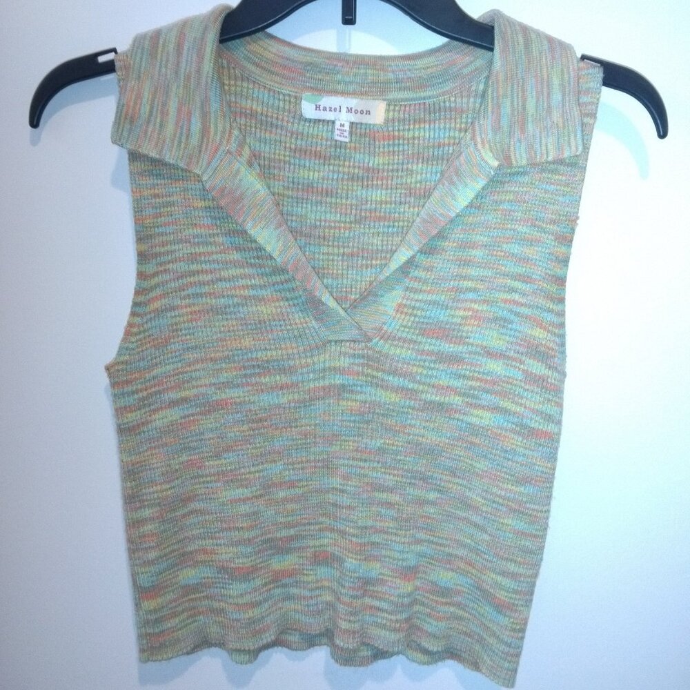 Hazel Moon collared Top